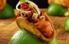 Fish tacos with tomato salsa prepared by FoodByWayne