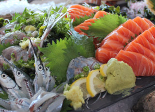 Lavish buffet with seafood prepared by FoodByWayne