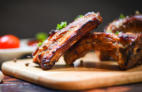 Sticky pork ribs prepared by FoodByWayne