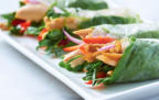 Vegetarian rice paper rolls prepared by FoodByWayne
