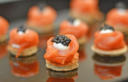 Smoked ocean trout with caviar prepared by FoodByWayne